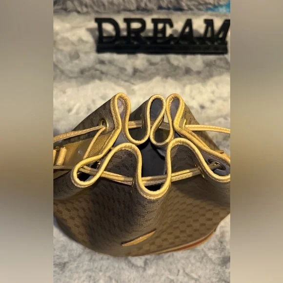 Gucci Micro GG Supreme Web Sherry Line Bucket (Vintage) - Picture 14 of 16